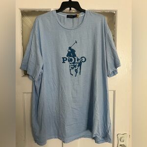 Polo by Ralph Lauren Light Blue Logo Tee